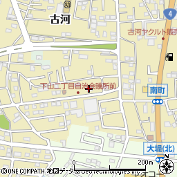 茨城県古河市古河544-62周辺の地図