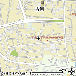 茨城県古河市古河544-17周辺の地図