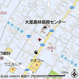 埼玉県深谷市上野台249周辺の地図