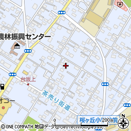 埼玉県深谷市上野台288周辺の地図