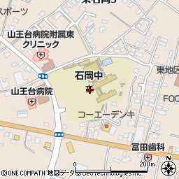 茨城県石岡市東石岡4丁目2周辺の地図