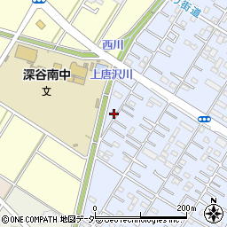 埼玉県深谷市上野台3467周辺の地図