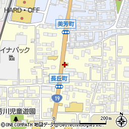 丸亀製麺 松本村井店周辺の地図