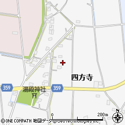 埼玉県熊谷市四方寺周辺の地図