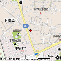 茨城県下妻市下妻乙874周辺の地図