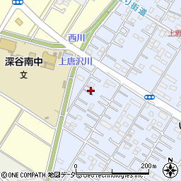 埼玉県深谷市上野台3446周辺の地図