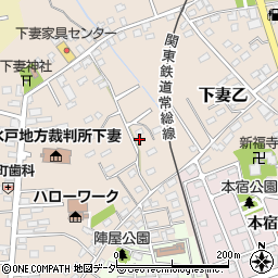 茨城県下妻市下妻乙128周辺の地図