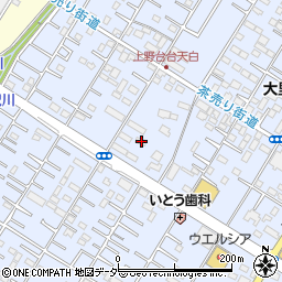 埼玉県深谷市上野台3387周辺の地図