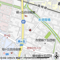 埼玉県深谷市緑ケ丘25周辺の地図