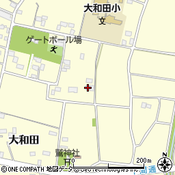 茨城県古河市大和田813周辺の地図