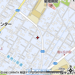 埼玉県深谷市上野台316周辺の地図
