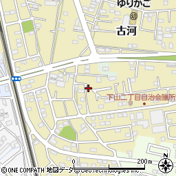 茨城県古河市古河544-26周辺の地図