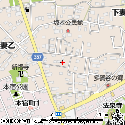 茨城県下妻市下妻乙881-1周辺の地図