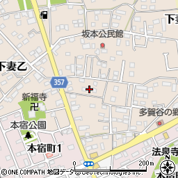茨城県下妻市下妻乙880周辺の地図