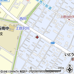 埼玉県深谷市上野台3448周辺の地図