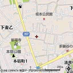 茨城県下妻市下妻乙878-1周辺の地図