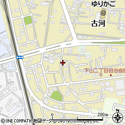 茨城県古河市古河544-39周辺の地図