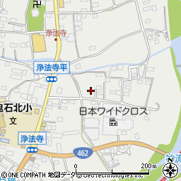 群馬県藤岡市浄法寺893周辺の地図