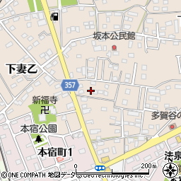 茨城県下妻市下妻乙878-2周辺の地図