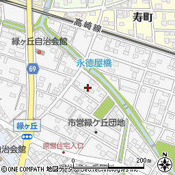 埼玉県深谷市緑ケ丘24周辺の地図