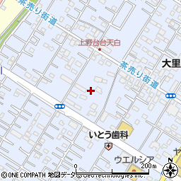 埼玉県深谷市上野台3389周辺の地図