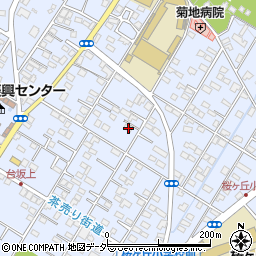 埼玉県深谷市上野台324周辺の地図