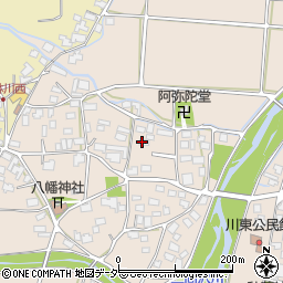 長野県松本市神林川西周辺の地図