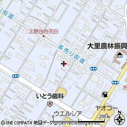 埼玉県深谷市上野台3325周辺の地図