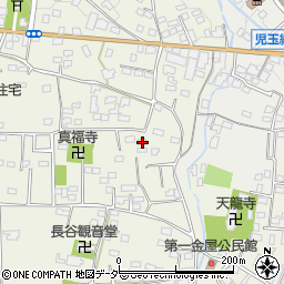 埼玉県本庄市児玉町金屋201周辺の地図