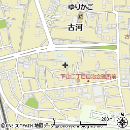 茨城県古河市古河544-86周辺の地図