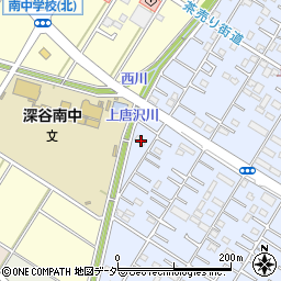 埼玉県深谷市上野台3466周辺の地図