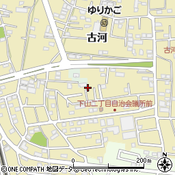 茨城県古河市古河544-87周辺の地図