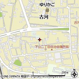 茨城県古河市古河544-87周辺の地図