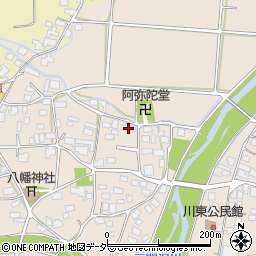 長野県松本市神林652-1周辺の地図