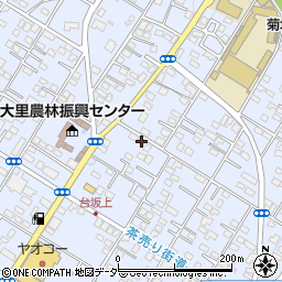 埼玉県深谷市上野台263周辺の地図
