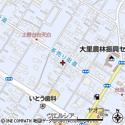 埼玉県深谷市上野台3322周辺の地図