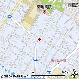 埼玉県深谷市上野台386周辺の地図