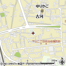 茨城県古河市下山町615周辺の地図