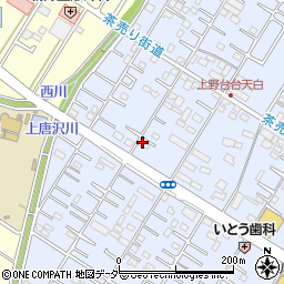 埼玉県深谷市上野台3408周辺の地図