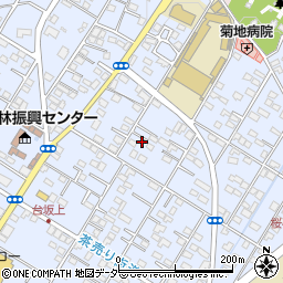 埼玉県深谷市上野台327周辺の地図