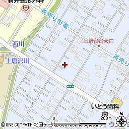 埼玉県深谷市上野台3405周辺の地図