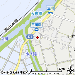 岐阜県高山市国府町三川747周辺の地図