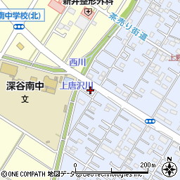 埼玉県深谷市上野台3465周辺の地図