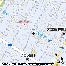 埼玉県深谷市上野台3323周辺の地図