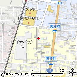 松本南住宅公園周辺の地図