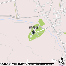 盛泉寺周辺の地図