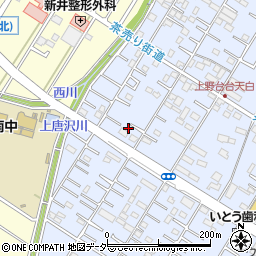 埼玉県深谷市上野台3452周辺の地図