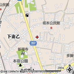 茨城県下妻市下妻乙942-5周辺の地図