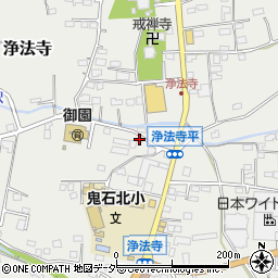 群馬県藤岡市浄法寺1141周辺の地図