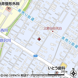 埼玉県深谷市上野台3403周辺の地図
